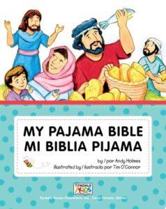 Portada de Niños Bibila - en Pijama Bilingue - ISBN 9781414319797