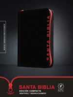 Biblia compacta Zipper Negra / Roja NTV