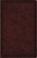 Bible - ESV - Large Print Mahogany