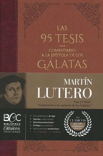 Portada de BCC 09 - Las 95 Tesis /Comentario a Gálatas - ISBN 9798885165181