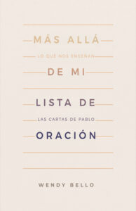 Mas alla de mi lista de oracion