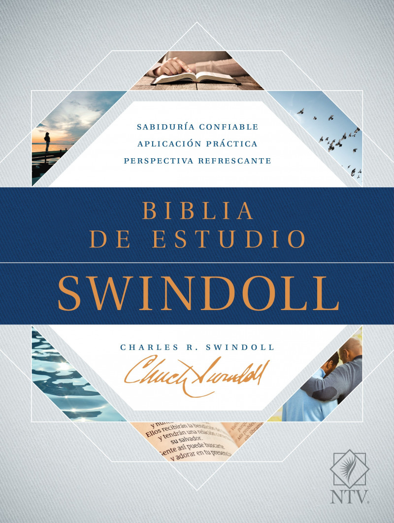 Portada de Biblia Estudio NTV Swindoll - ISBN 9781496438553