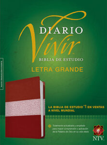 Portada de Biblia Estudio Diario Vivir TS NTV Rosa - ISBN 9781496440228
