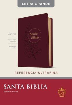 Portada de BIBLIA RVR60-REFERENCIA ULTRA FINA / ciruela Letra Grande - ISBN 9781496445902
