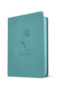 Portada de Biblia compacta turquesa NTV - ISBN 9798400512278