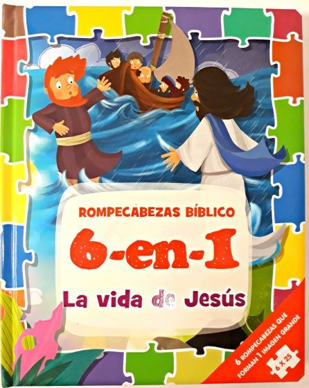 Niños Rompecabezas 6 en 1 - La vida de Jesus