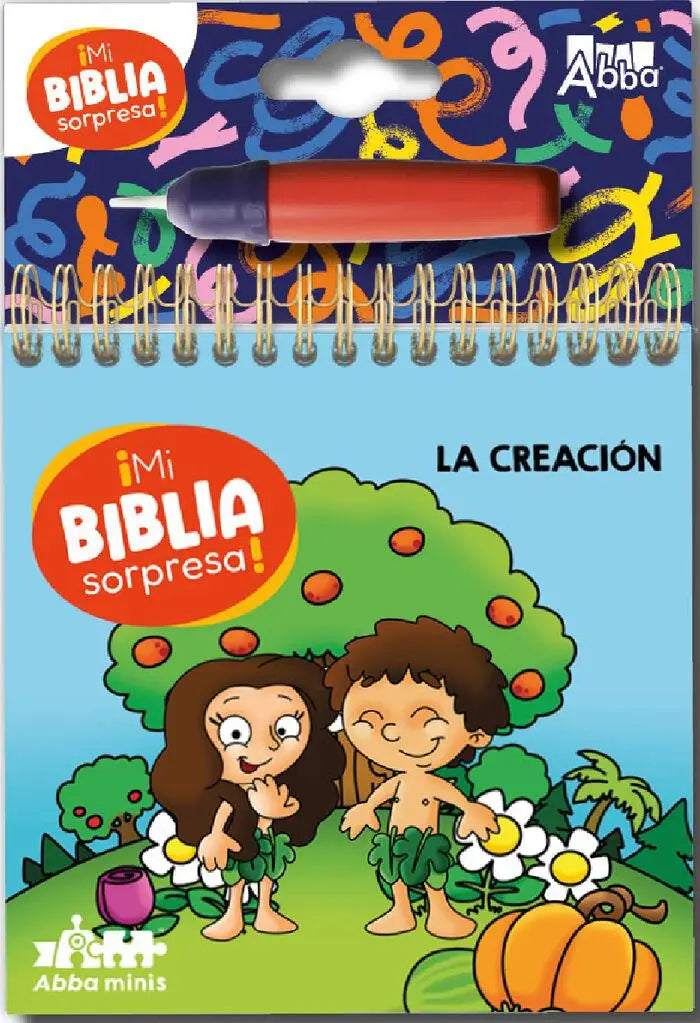 Portada de Niños pinta con agua - La creacion - ISBN 9798885168564