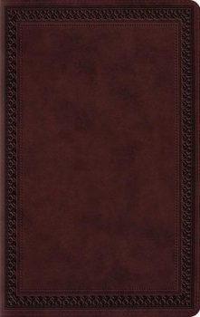 Bible ESV Large Print Mahogany - 9781433550294
