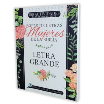 Portada de Sopa de letras - Mujeres de la Bibia - ISBN 9798887694078