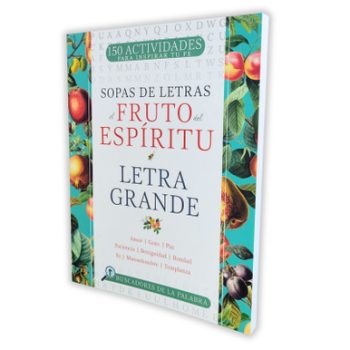 Portada de Sopa de letras - Frutos del Espiritu - ISBN 9798887696799