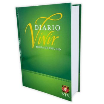 Portada de Biblia Estudio DIario Vivir NTV TD Verde - ISBN 9781414314785