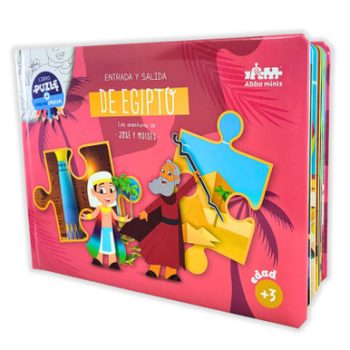 Portada de Niños rompecabezas Entrada y salida de egipto - ISBN 9798893842944