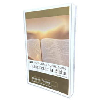 Portada de 40 Preguntas sobre como interpretar la Biblia - ISBN 9780825459887