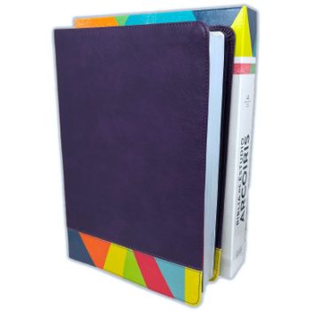 Portada de Biblia Estudio Arcoiris Morada RV60 - ISBN 9781087706054