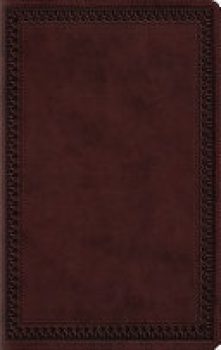 Bible - ESV - Large Print Mahogany